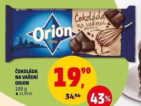 Čokoláda na vaření Orion