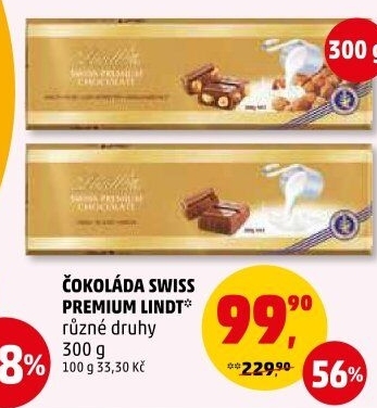 Čokoláda Premium Lindt