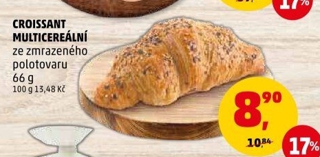 Croissant multicereální
