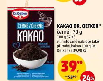 Kakao černé Dr. Oetker