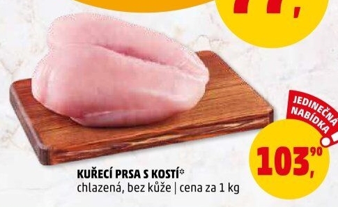 Kuřecí prsa s kostí