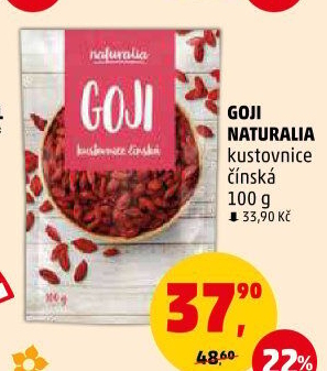 Kustovnice čínská - Goji sušené Naturalia