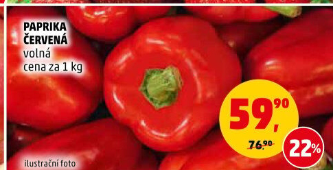 Paprika červená