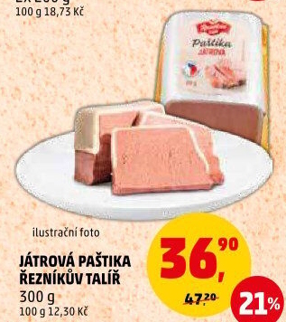 Paštika játrovka Řezníkův talíř