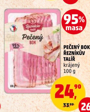 Pečený bok Řezníkův talíř