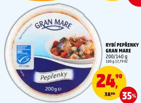 Rybí pepřenky Gran Mare