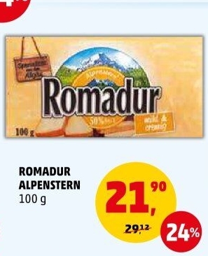 Sýr Romadur Alpenstern