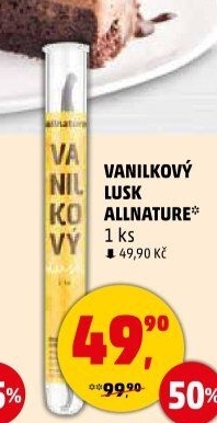 Vanilkový lusk Allnature