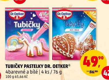 Zdobicí tubičky Dr. Oetker