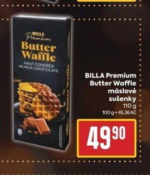 BILLA Premium Butter Waffle máslové sušenky