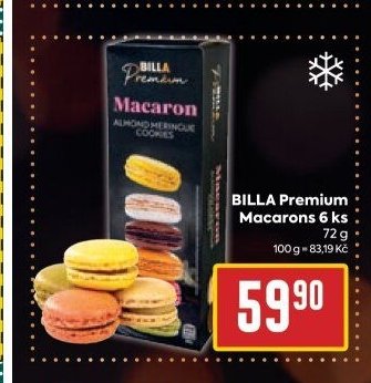 BILLA Premium Macarons 6 ks
