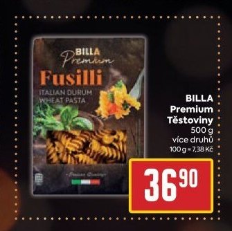 BILLA Premium Těstoviny