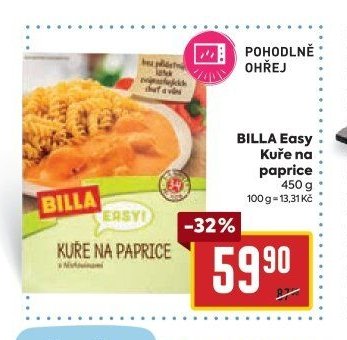 BILLA Easy Kuře na paprice 450 g