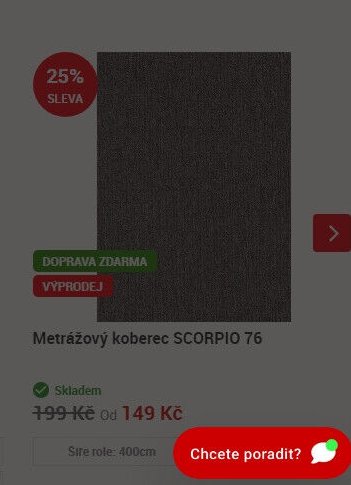 Metrážový koberec SCORPIO 76 - Breno koberce akcniletaky.com