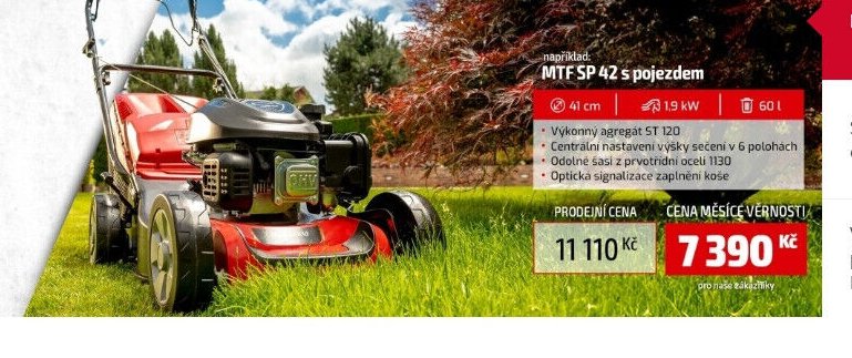 MTF SP 42 s pojezdem - Mountfield akcniletaky.com