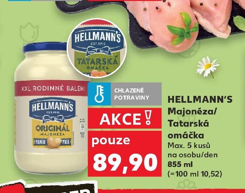 HELLMANN'S Majonéza / Tatarská omáčka