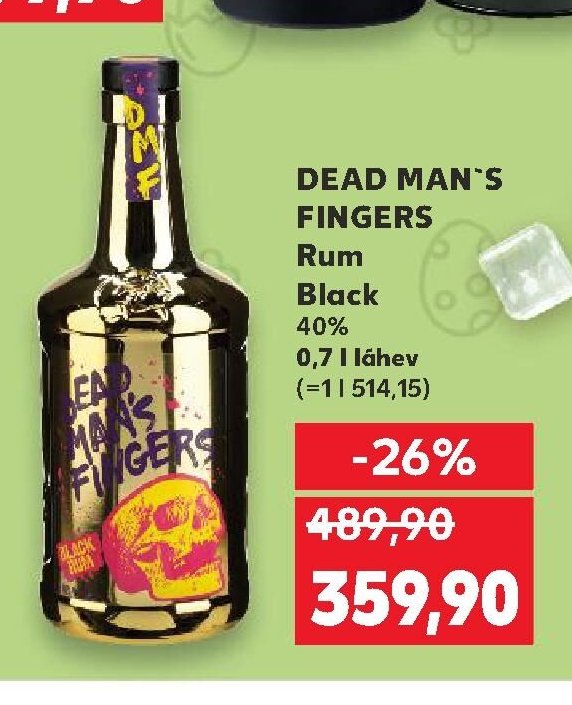 DEAD MAN'S FINGERS Rum Black
