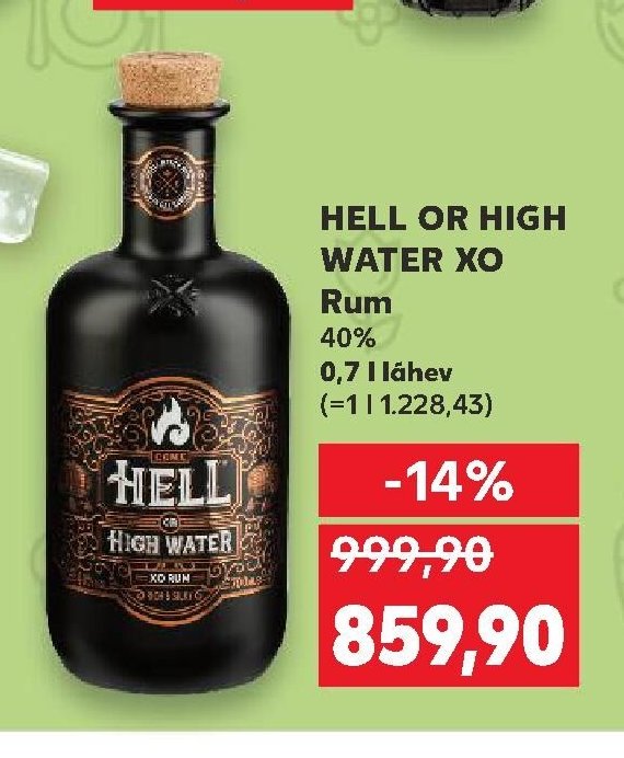 HELL OR HIGH WATER XO Rum
