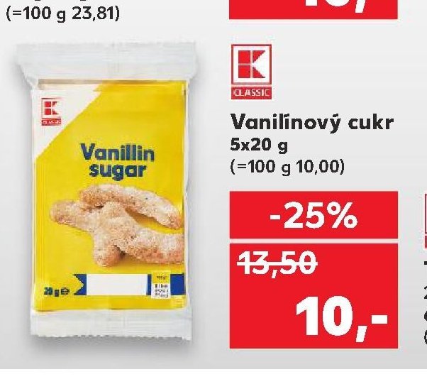 Vanilínový cukr