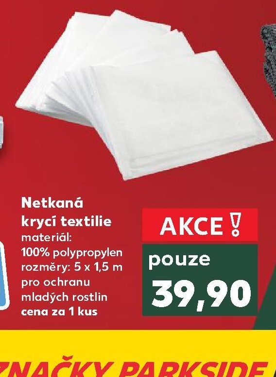 Netkaná krycí textilie