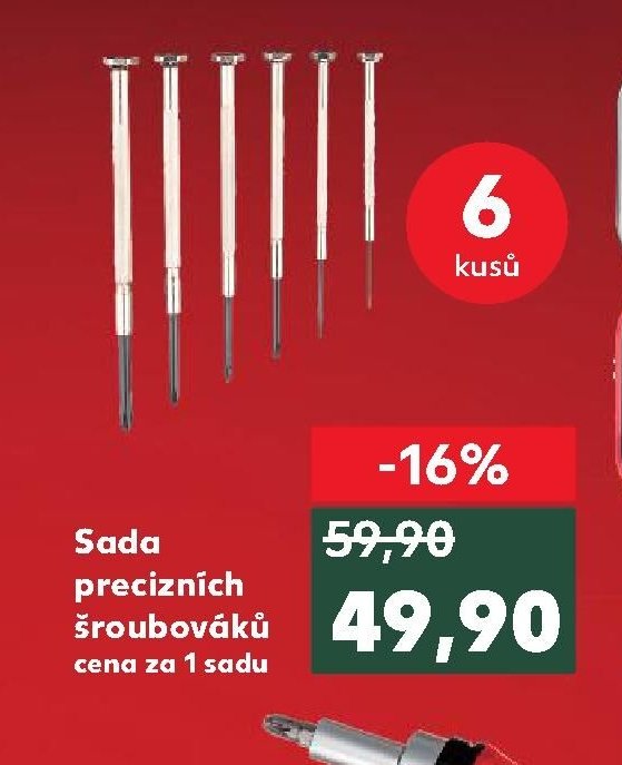Sada precizních šroubováků