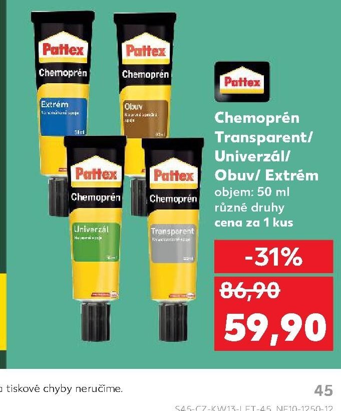 Chemoprén Transparent / Univerzál / Obuv / Extrém