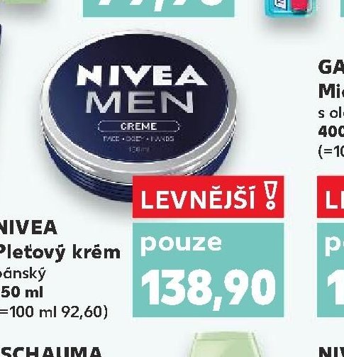 Nivea pleťový krém pánský