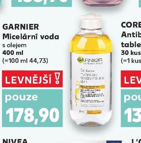 Garnier micelární voda