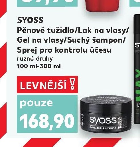 Syoss pěnové tužidlo/lak