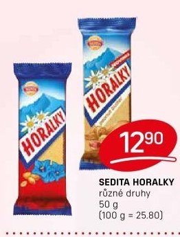 Sedita Horalky různé druhy