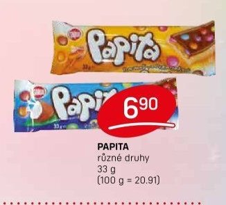 Papita různé druhy