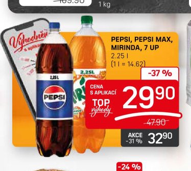 Pepsi, Pepsi Max, Mirinda, 7 Up