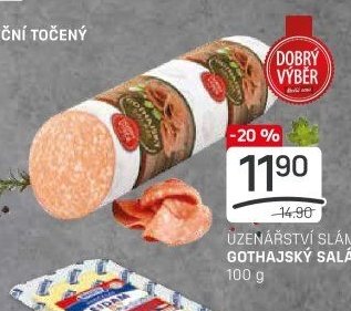 UZENÁŘSTVÍ SLÁMA GOTHAJSKÝ SALÁM