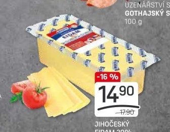JIHOČESKÝ EIDAM 30%