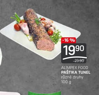 ALIMPEX FOOD PAŠTIKA TUNEL