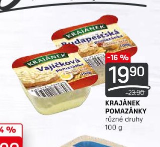 KRAJÁNEK POMAZÁNKY