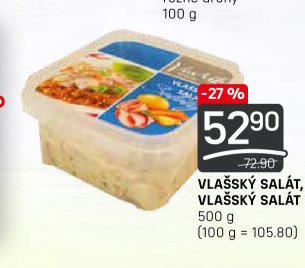 VLAŠSKÝ SALÁT, VLAŠSKÝ SALÁT JEMNÝ