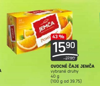 OVOCNÉ ČAJE JEMČA