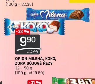 ORION MILENA, KOKO, ZORA SÓJOVÉ ŘEZY
