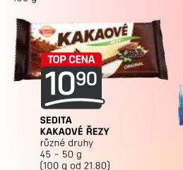 SEDITA KAKAOVÉ ŘEZY