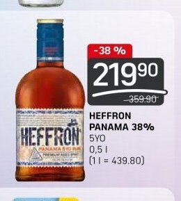 Heffron Panama 38% 5YO