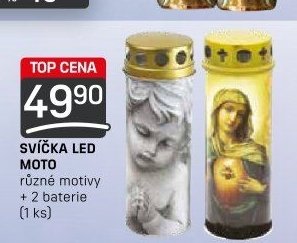 Svíčka LED Moto