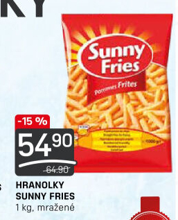 Hranolky mražené Sunny Fries