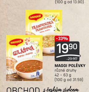 Instantní polévky Maggi