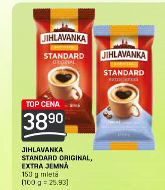 Mletá káva Standard Jihlavanka