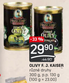 Olivy Exclusive Franz Josef Kaiser