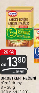 Přísady na pečení Dr. Oetker