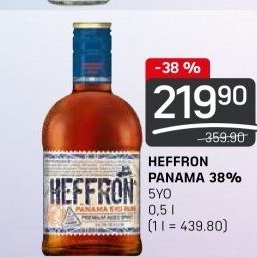 Rum Original 5YO Heffron Panama