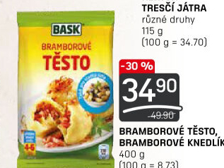Těsto bramborové v prášku Bask