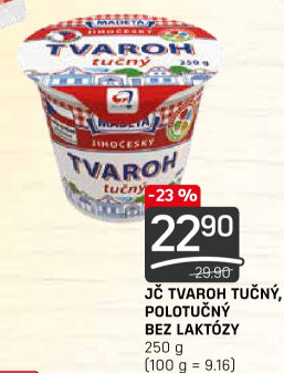 Tvaroh tučný Jihočeský Madeta